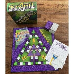 TriBond Diamond Edition Board Game "What Do These 3 Have in Common?" VTG 1998